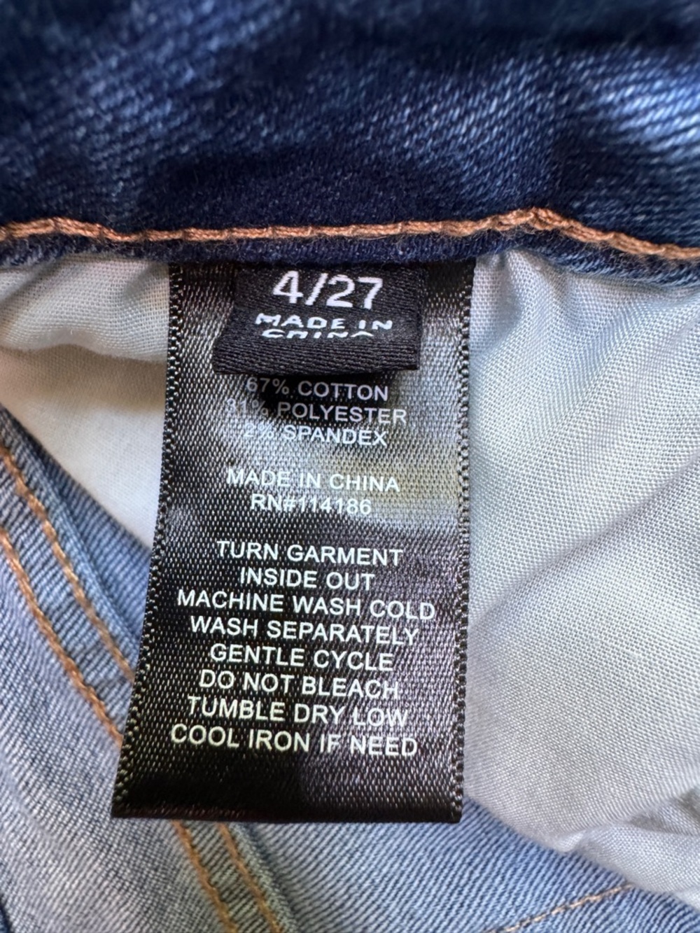 Frye High Rise Straight Leg Jeans - Size 4 / 27 - Picture 10 of 13